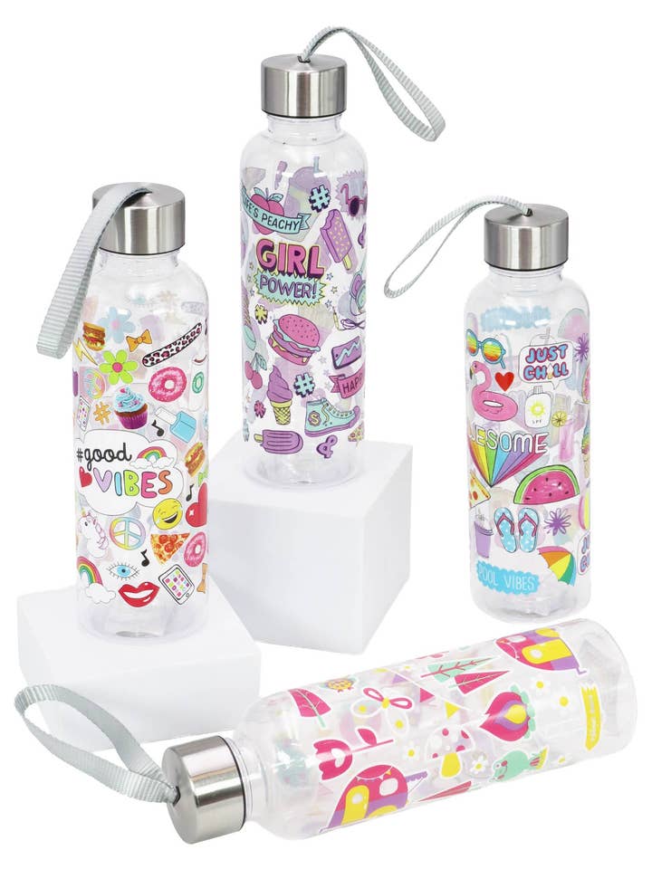 Bicchiere Trasparente con Slogan Motivazionale Positivo per la vendita all'ingrosso da parte di Cap Zone