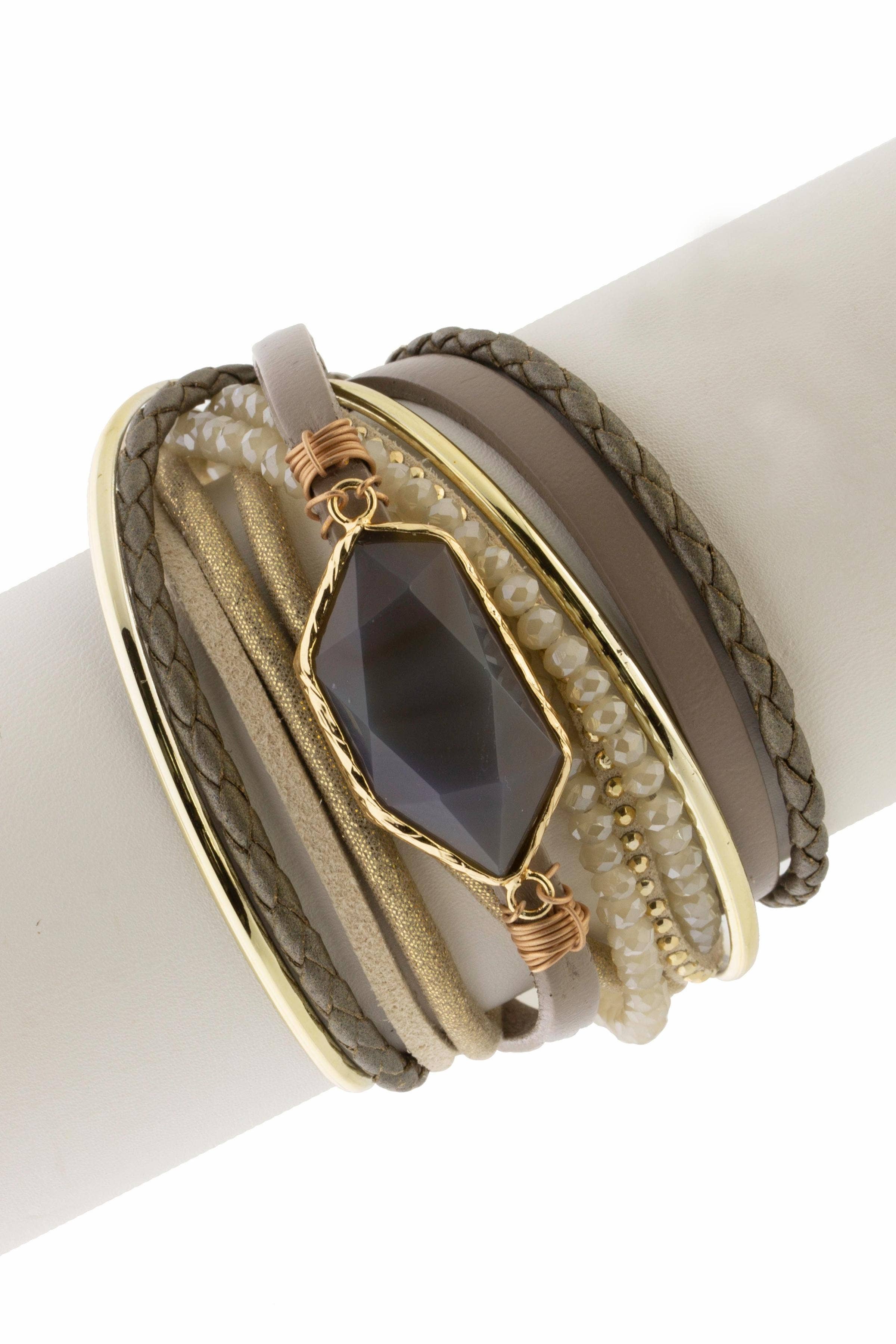 SAACHI – wholesale Manschettarmband – Oändlig dröm dubbelwrap-armband14