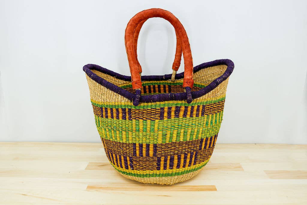 Gitzell FairTrade – Engroshandel Indkøbspose/indkøbstaske – Tote Basket Taske, U-Shopper dobbeltvævet2