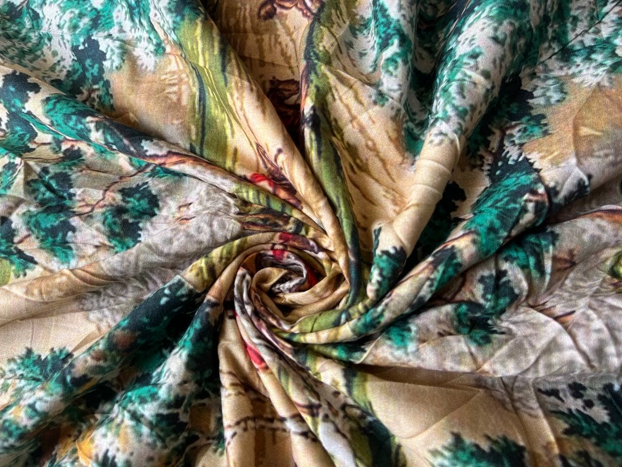 Bhawana Handicrafts - Vente Peintures pour tissu - Tissu sérigraphié à la main en coton indien pour femmes 3