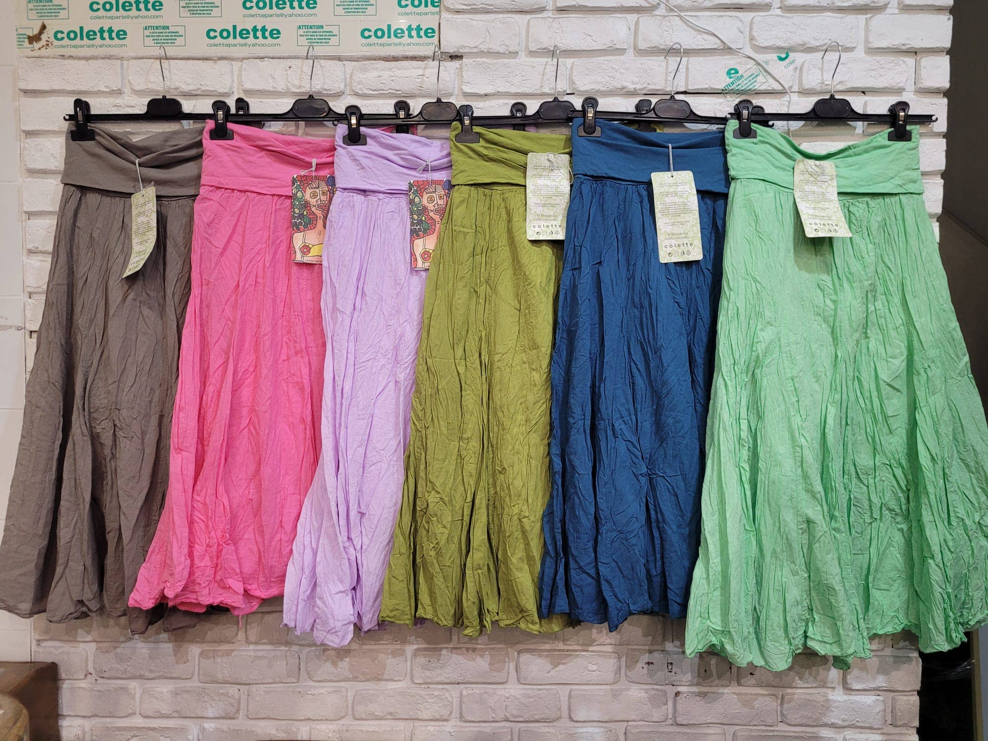 la maison des fibres naturelles – wholesale Kjol - Dam – 100% bomullskjol 6535828