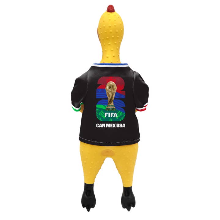 Little Earth Productions - Wholesale Pet Toy - Cat/Dog - 2026 FIFA World Cup Team Rubber Chicken Toy2