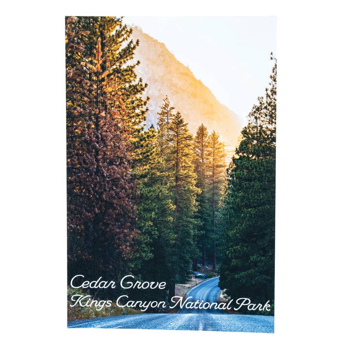 Cedar Grove Sunset - Kings Canyon National Park - Postcard for wholesale by MORIAH QUINN PHOTOGRAPHY