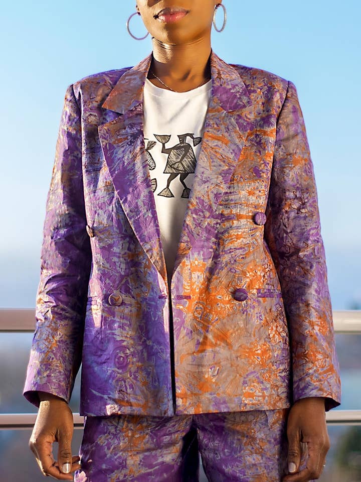 Tie Dye Blazer for engroshandel hos Kalyca