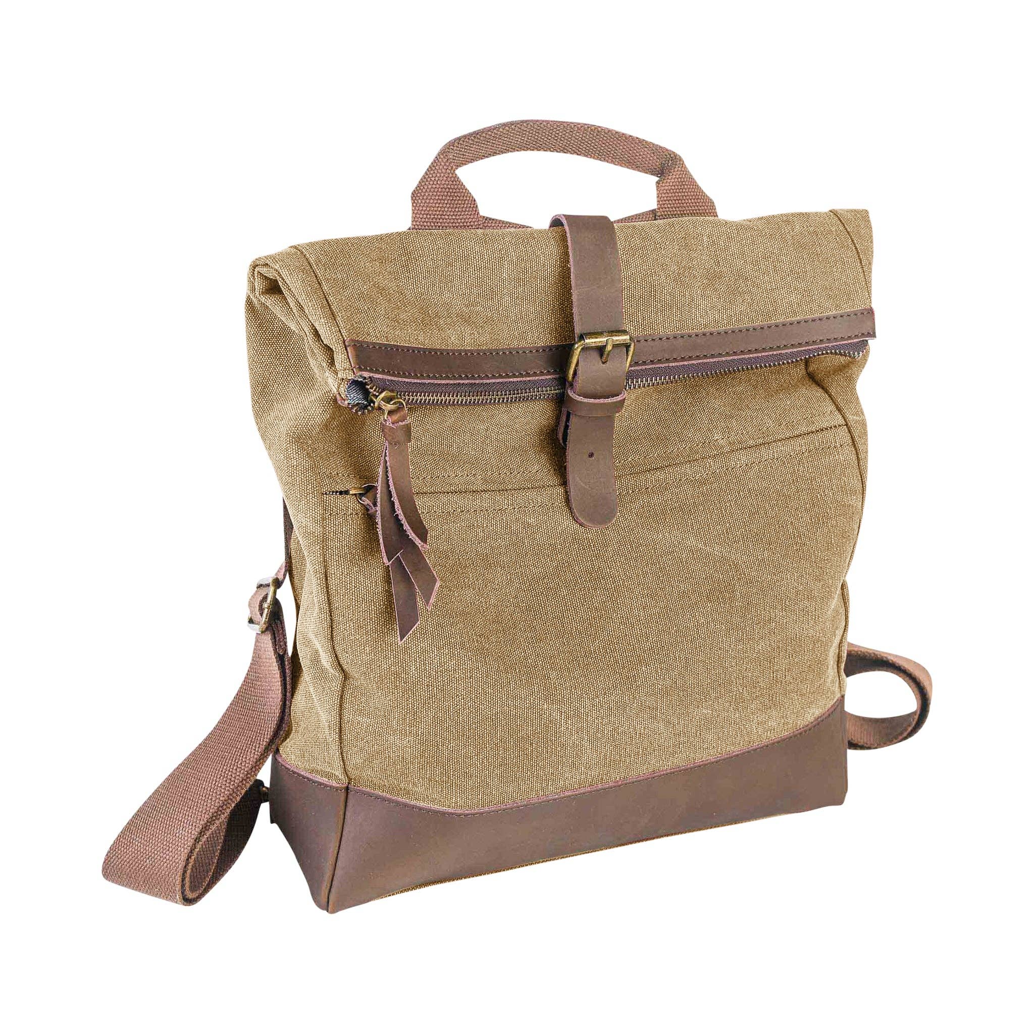 ZEDE PARIS - Vente Sac à dos – unisexe - ECOLE MILITAIRE - Sac à dos en toile et cuir19