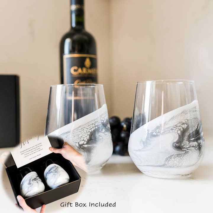 Lynn & Liana Designs - Wholesale Cocktail/Liquor Glass - Resin Coated Entertaining Glasses
