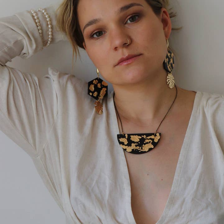 GOUDEN PARTY KETTING voor wholesale door Sandia Dublin