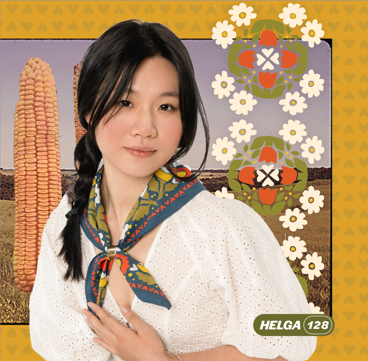 Handker Bandanas – wholesale Bandana - Unisex – No. 128 Helga bandana1