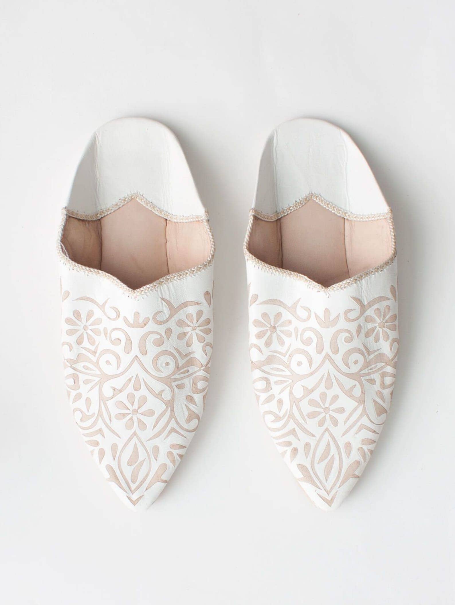 DarKech – wholesale Tofflor - Dam – Marockanska läderskor med paljettbroderi för kvinnor1