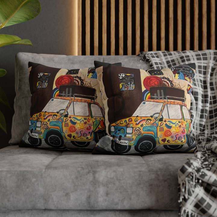 Krakow Pudebetræk | Krakow pudebetræk (sort) for engroshandel hos See Joy Creative