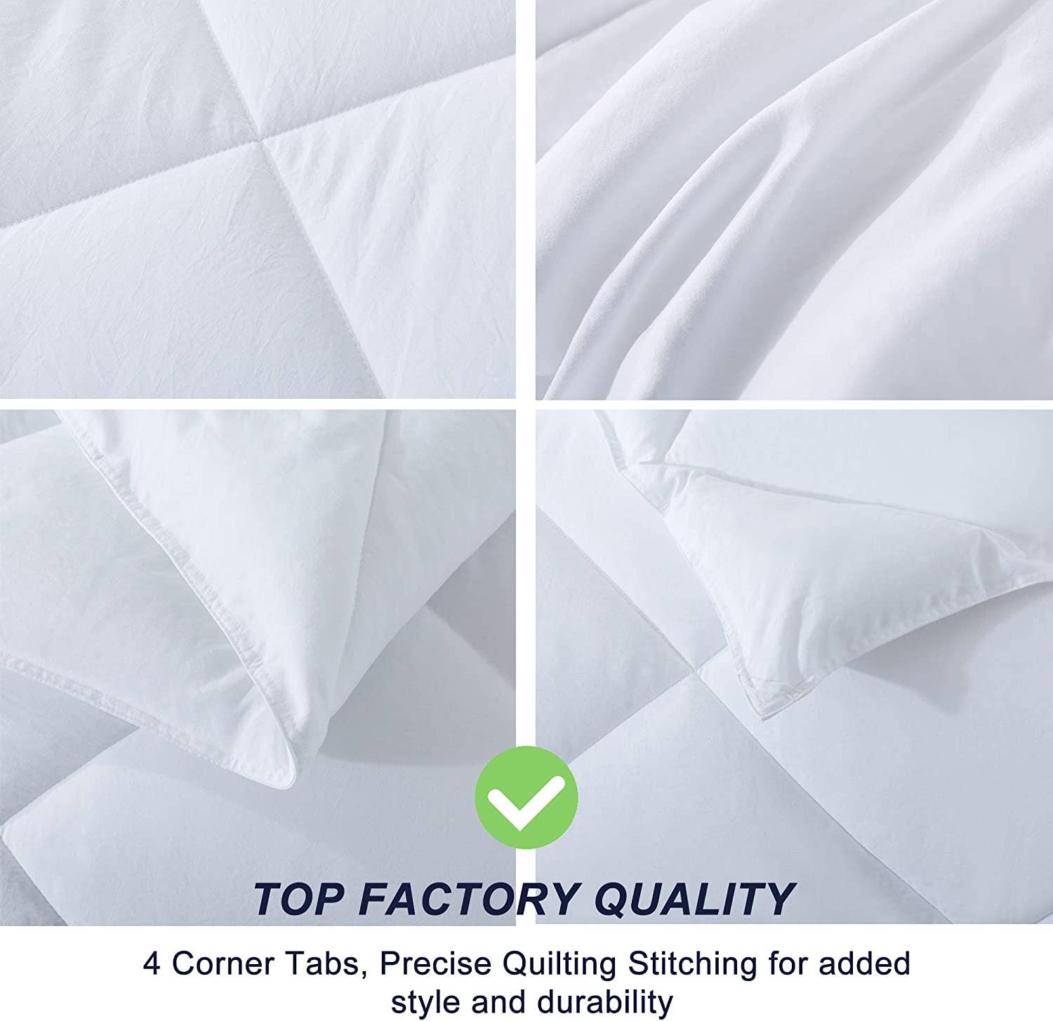 Kasentex - Vente Parure de lit - Ensemble de couette réversible en microfibre avec garnissage synthétique5