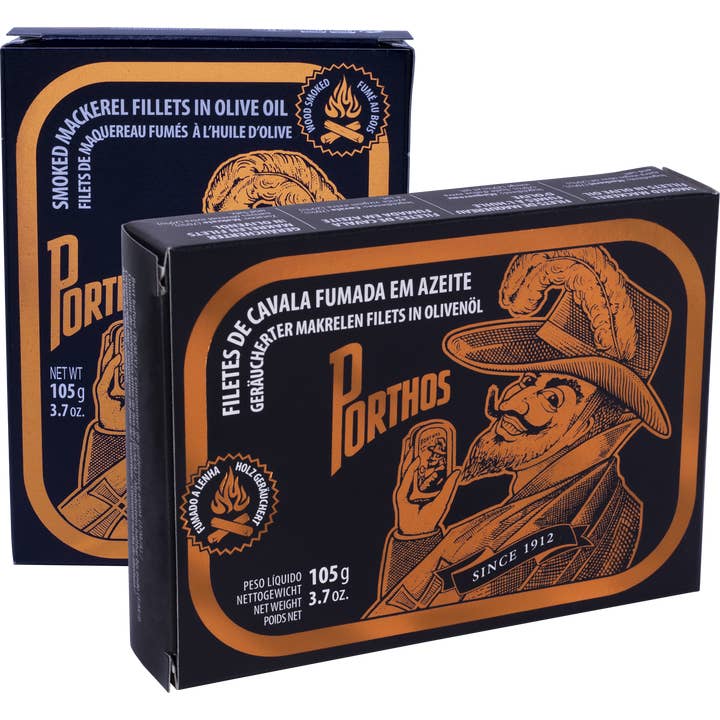 International Loft - Wholesale Tinned Fish - Porthos Smoked Mackerel Fillets in Olive Oil3