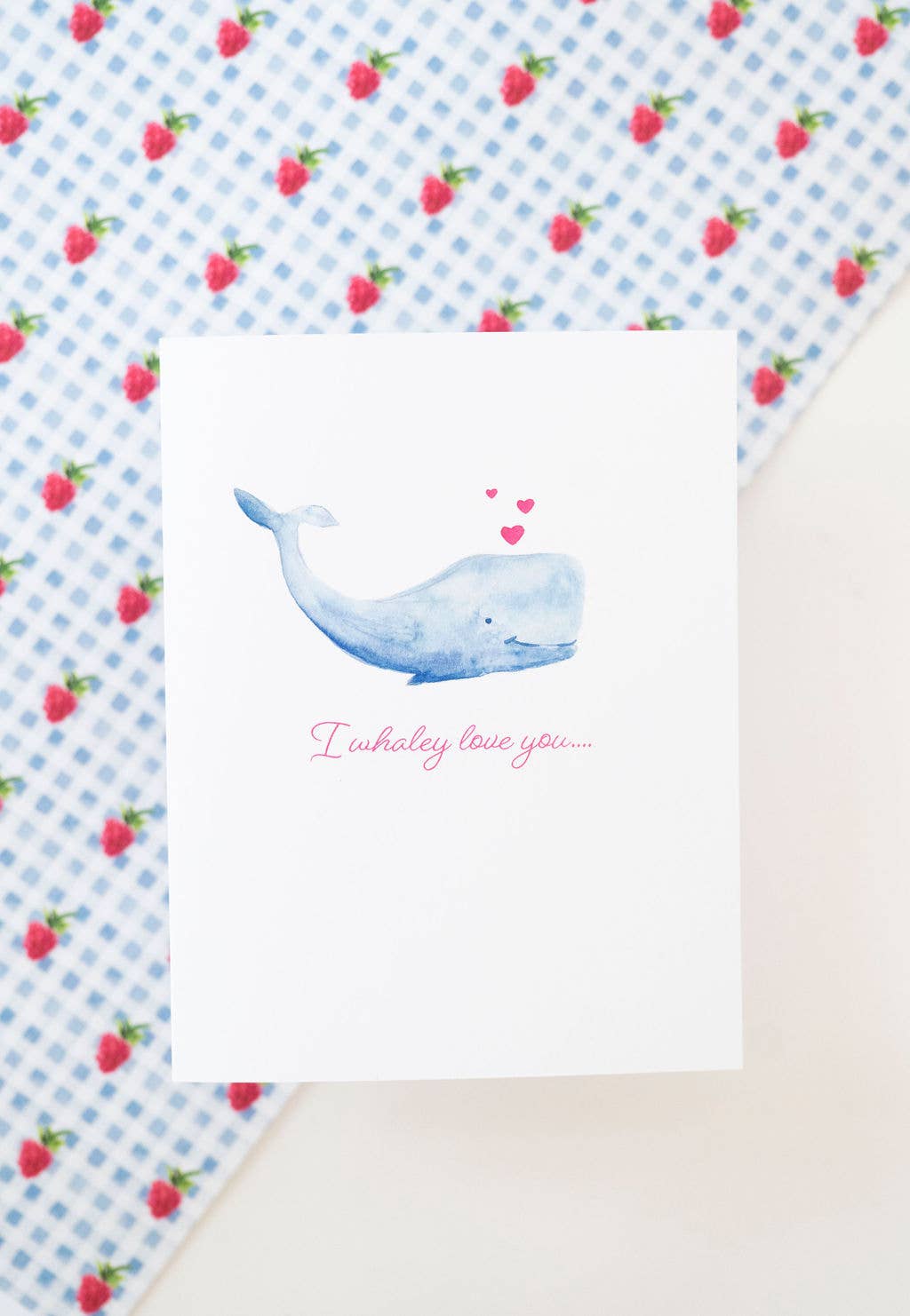 Melissa Hyatt - Wholesale Everyday Greeting Card - "Whale Love" Oceanic Watercolor Greeting Card5
