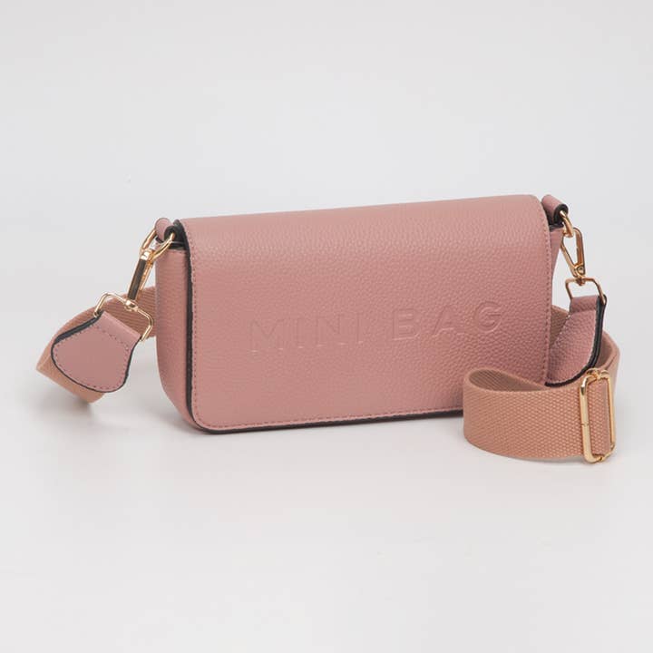 Sensibling Corp. - Wholesale Crossbody Bag - Women's - Faux Leather MINI BAG Message Structured Crossbody Bag