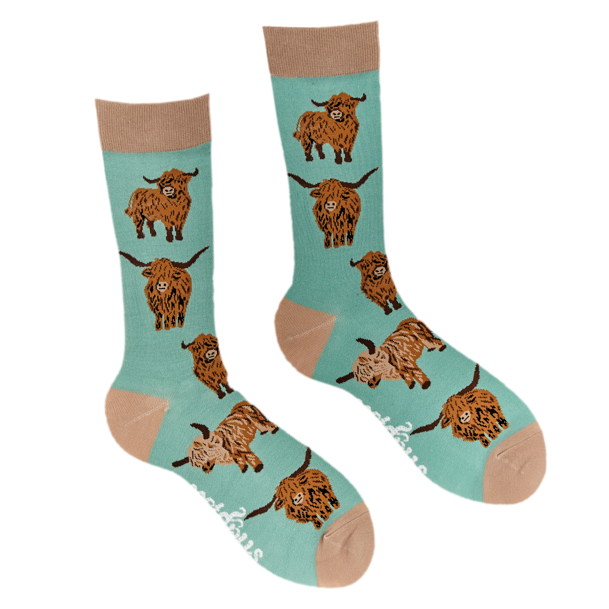 Socktopus - Wholesale Sokken - Uniseks - Highland Cow Socks - Och Aye the Moo!11