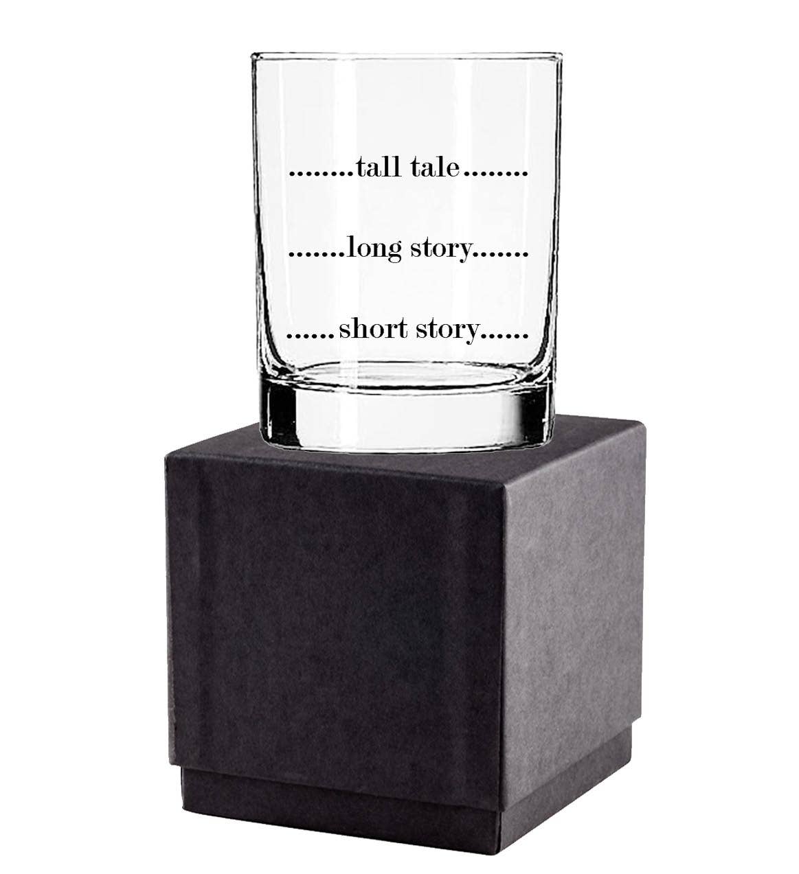 Fly Paper Products - Venta al por mayor Copas de cóctel/licor - Vaso Rocks de vidrio Short Story, Long Story, 11 oz3