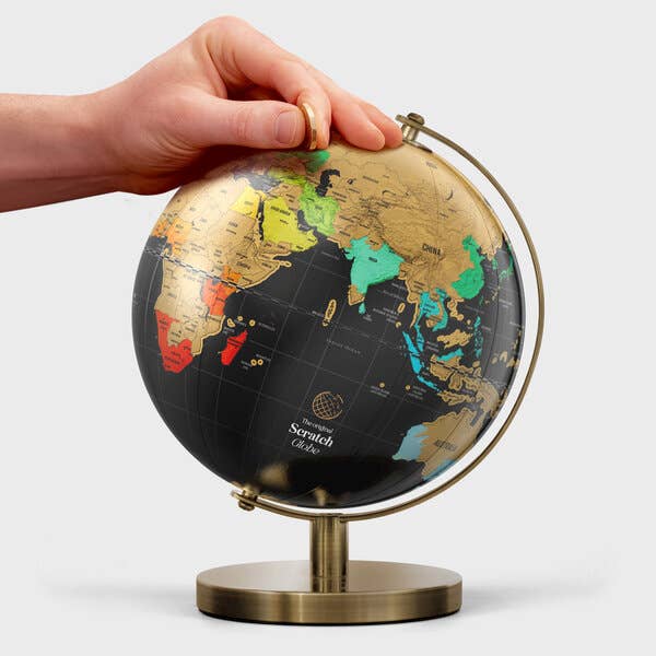 SUCK UK Ltd - USA - Wholesale Desk Globe - Scratch Globe Ø8 in4
