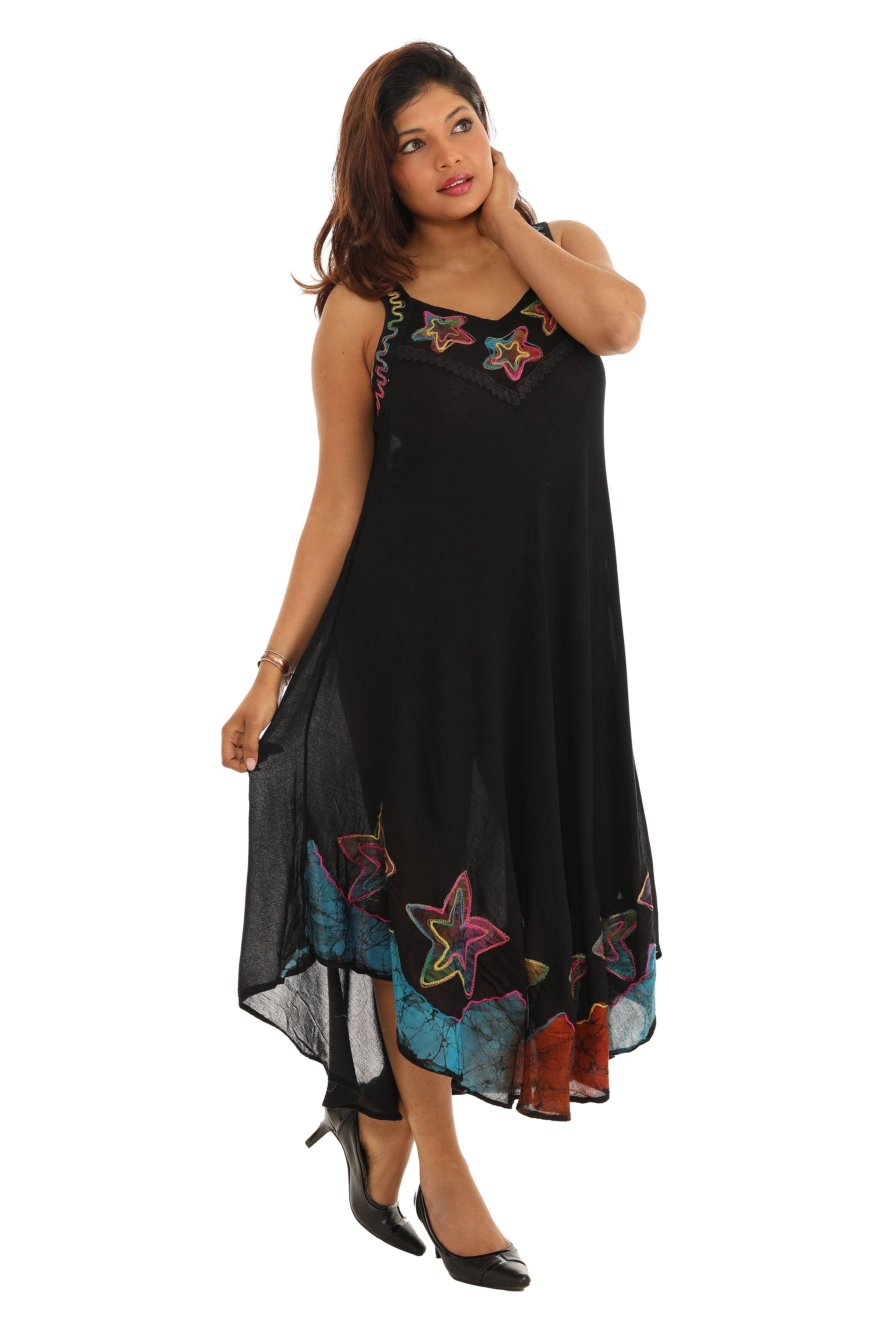 Shoreline Wear. INC - Wholesale Dress - Women's - Starfish Sleeveless Midi Dress9