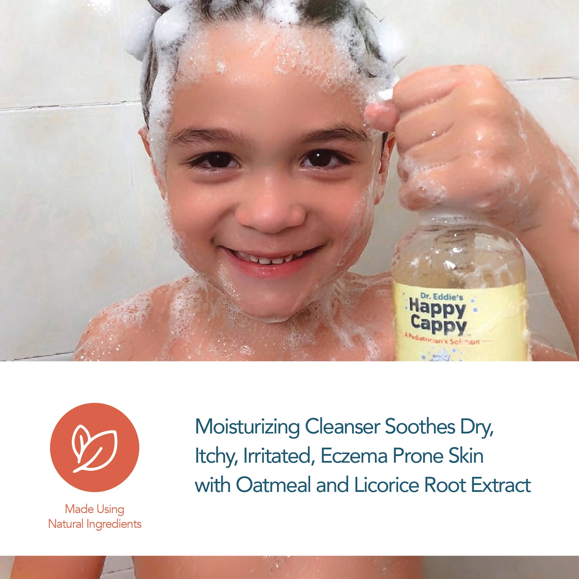 Happy Cappy - Wholesale 2-in-1 Shampoo & Body Wash - Baby - Happy Cappy Dry Skin and Eczema Shampoo & Body Wash - 8 oz6