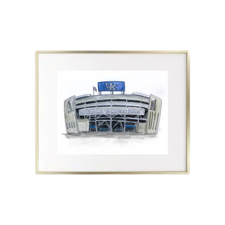 « Kroger Field » (IMPRIMER) pour la vente par Kayla Weber Art
