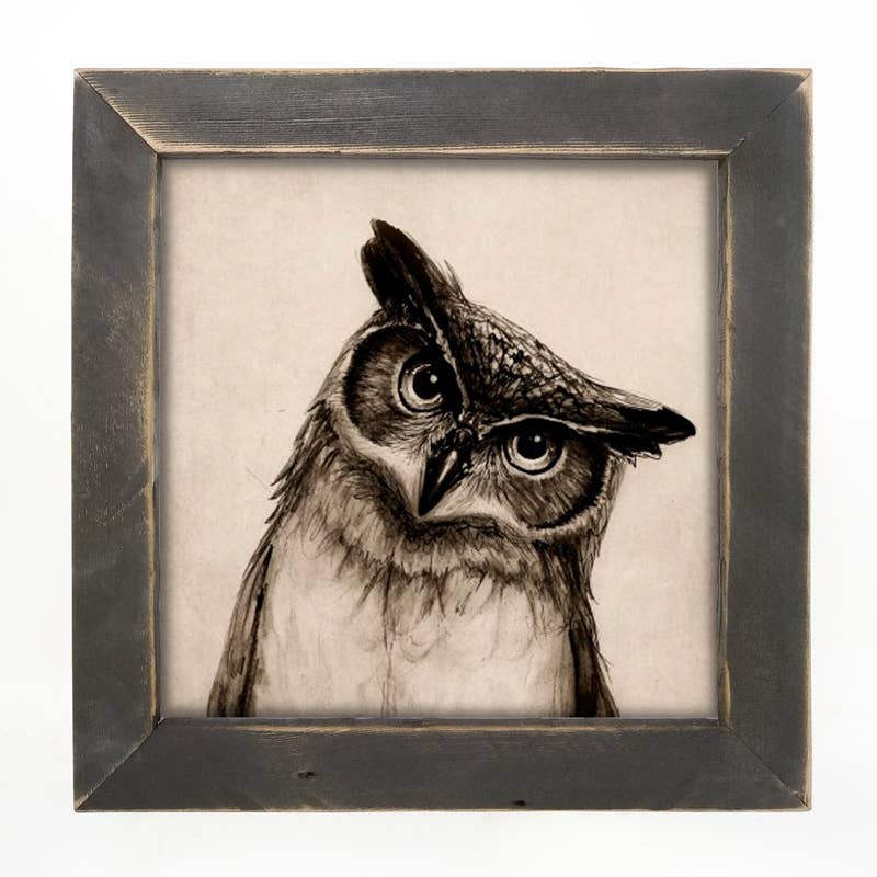 ginger blue - Wholesale Art Print - Owl9