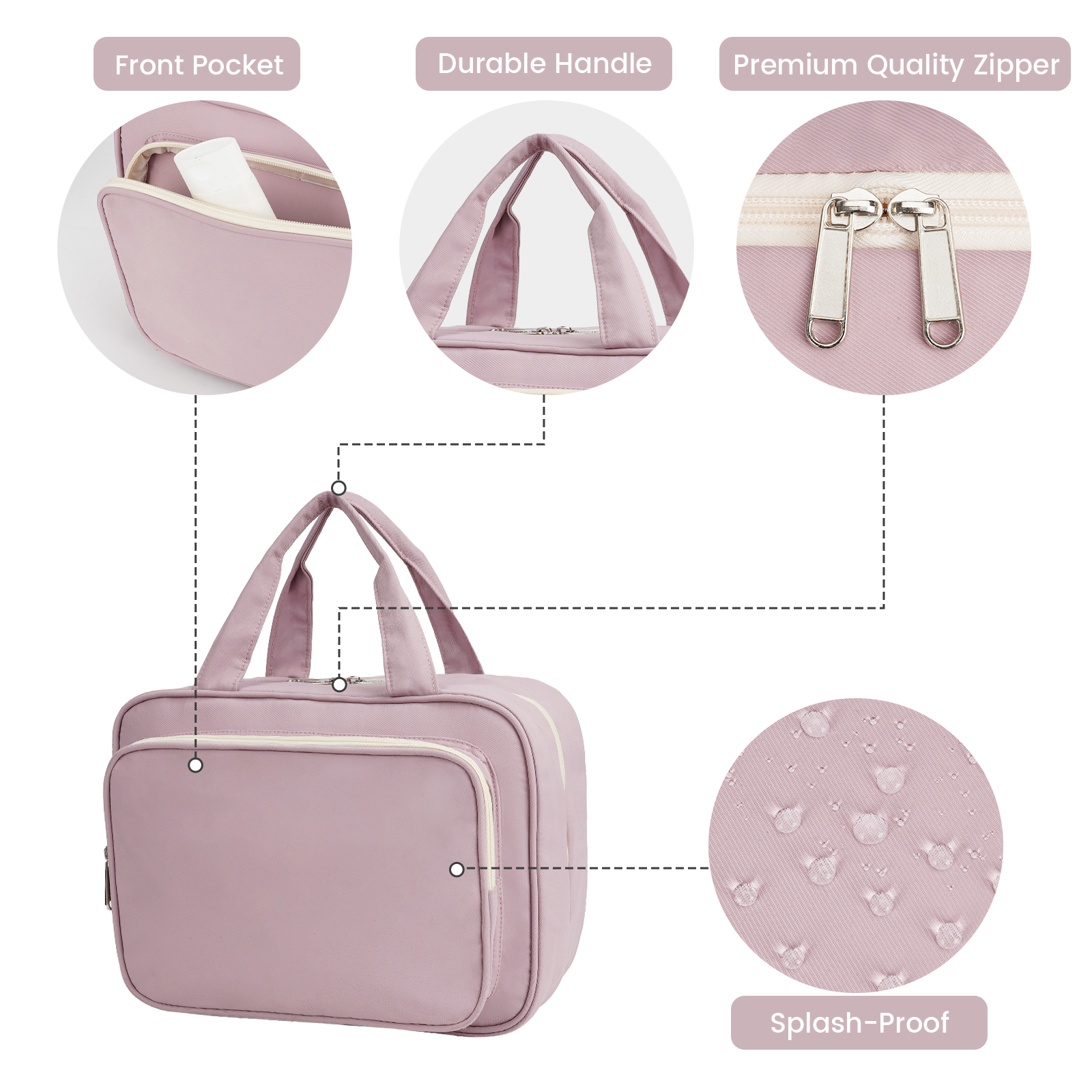 wandf – Großhandel Schmink-/Kosmetiktasche – Hängender Kulturbeutel für Frauen Reise-Make-up-Tasche104