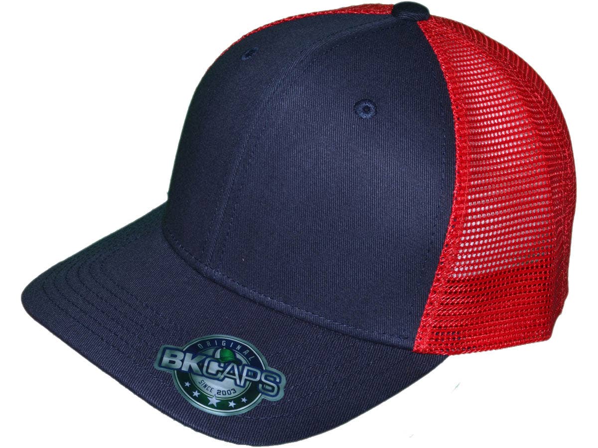 Buck Wholesale - Vendita all'ingrosso Cappellino  da camionista - Unisex - Cappellini Trucker Vuoti - 6 Pannelli Strutturati con Visiera Leggermente Curva26