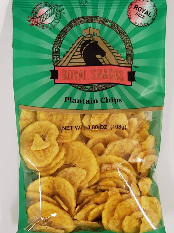 Plantain Chips for wholesale by Royal Snacks Inc.