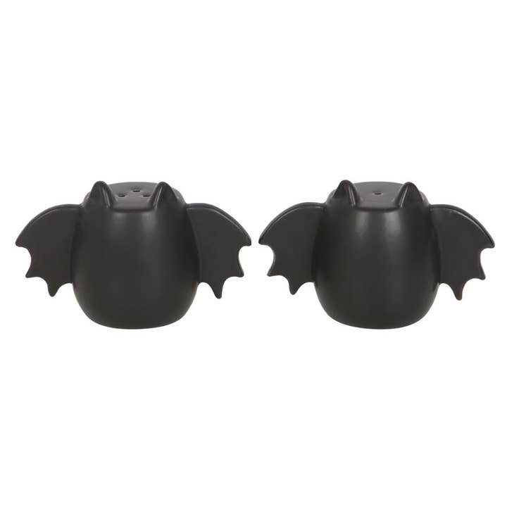Pacific Trading – wholesale Salt & pepper shaker set – Vampire Bat Wing Ceramic Salt and Pepper Shaker Set1