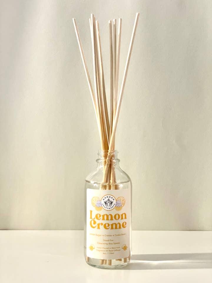 Lemon Creme Reed Diffuser for wholesale by Gordon Craftworks
