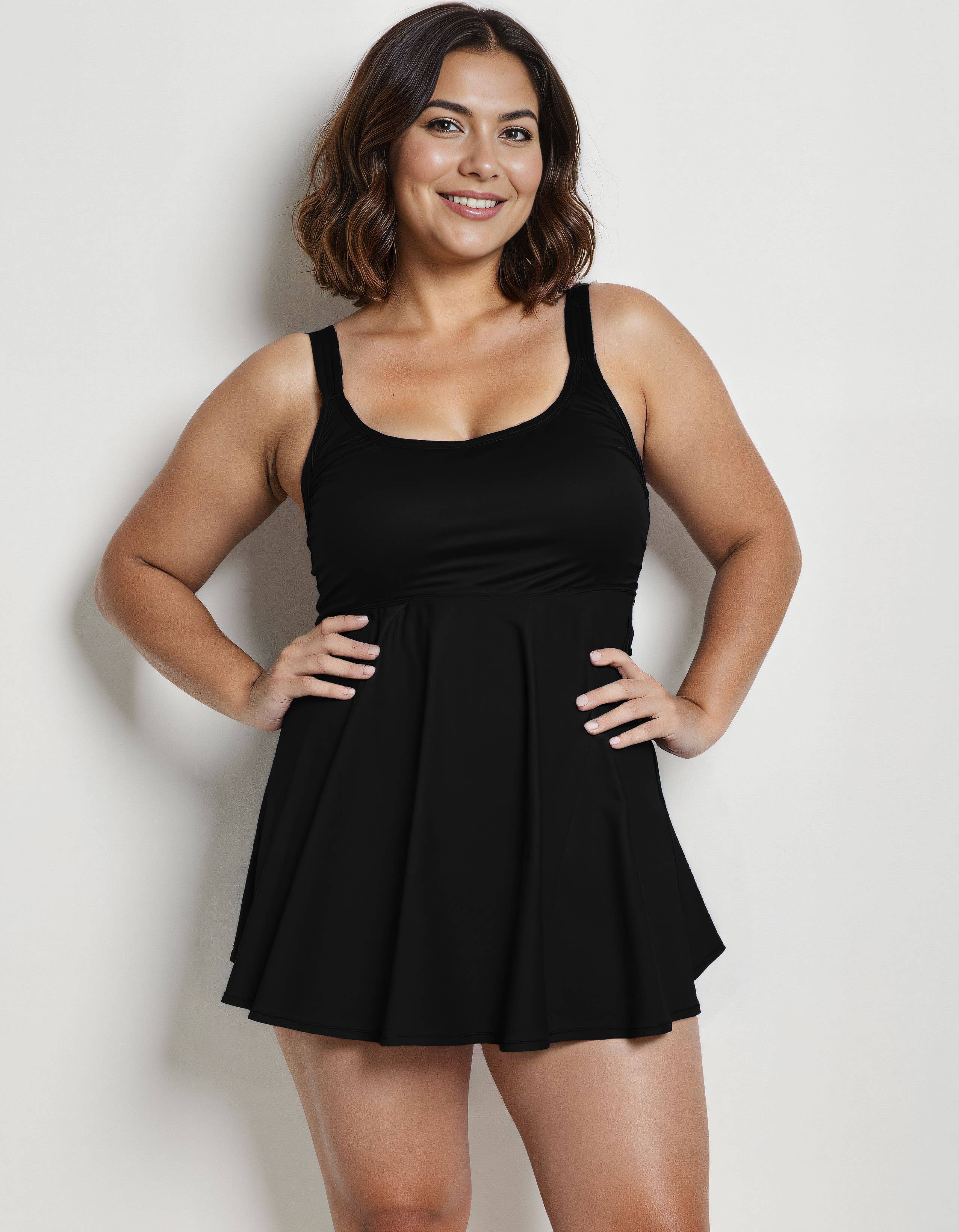 Calypsa - Wholesale Swim Top - Women's - Amber Tankini Swim Top | Plus Size