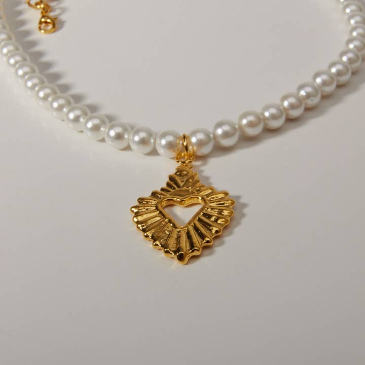 Heliconia Boutique – Großhandel Kette mit Anhänger/Charm – Amore Perlenkette – Die für das Alltagsoutfit3