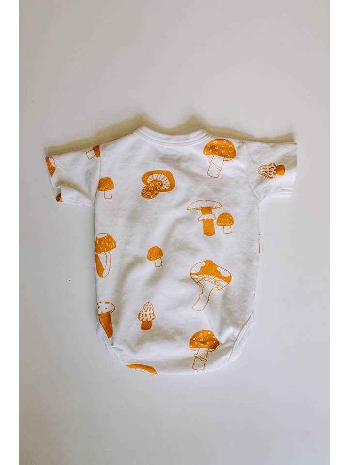 Little Barnacle - Wholesale Bodysuit (Non-Footed) - Baby - Mushroom baby bodysuit - organic cotton2