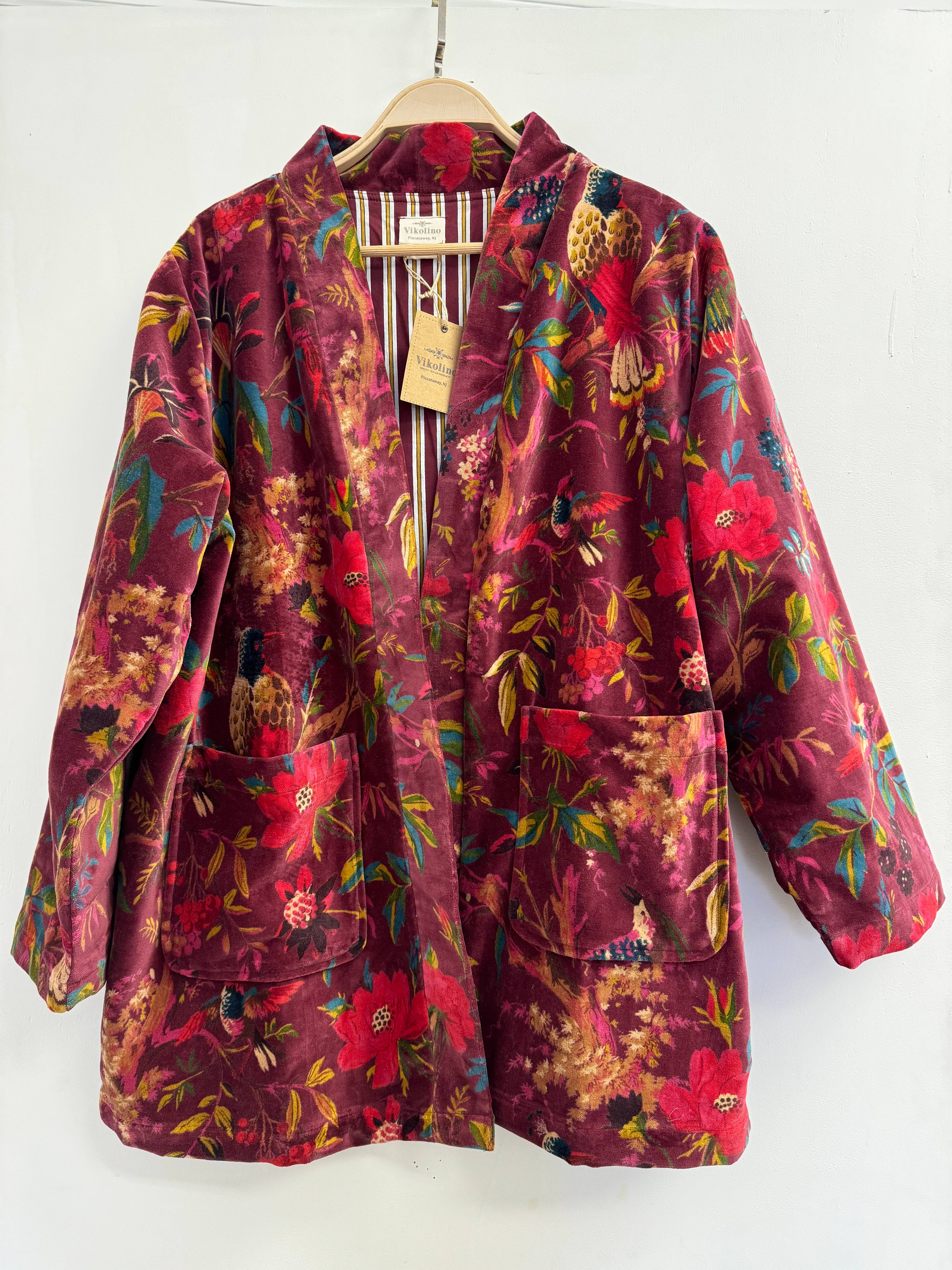 VIKOLINO - Venta al por mayor Kimono - Mujer - Chaqueta corta de terciopelo estilo kimono12