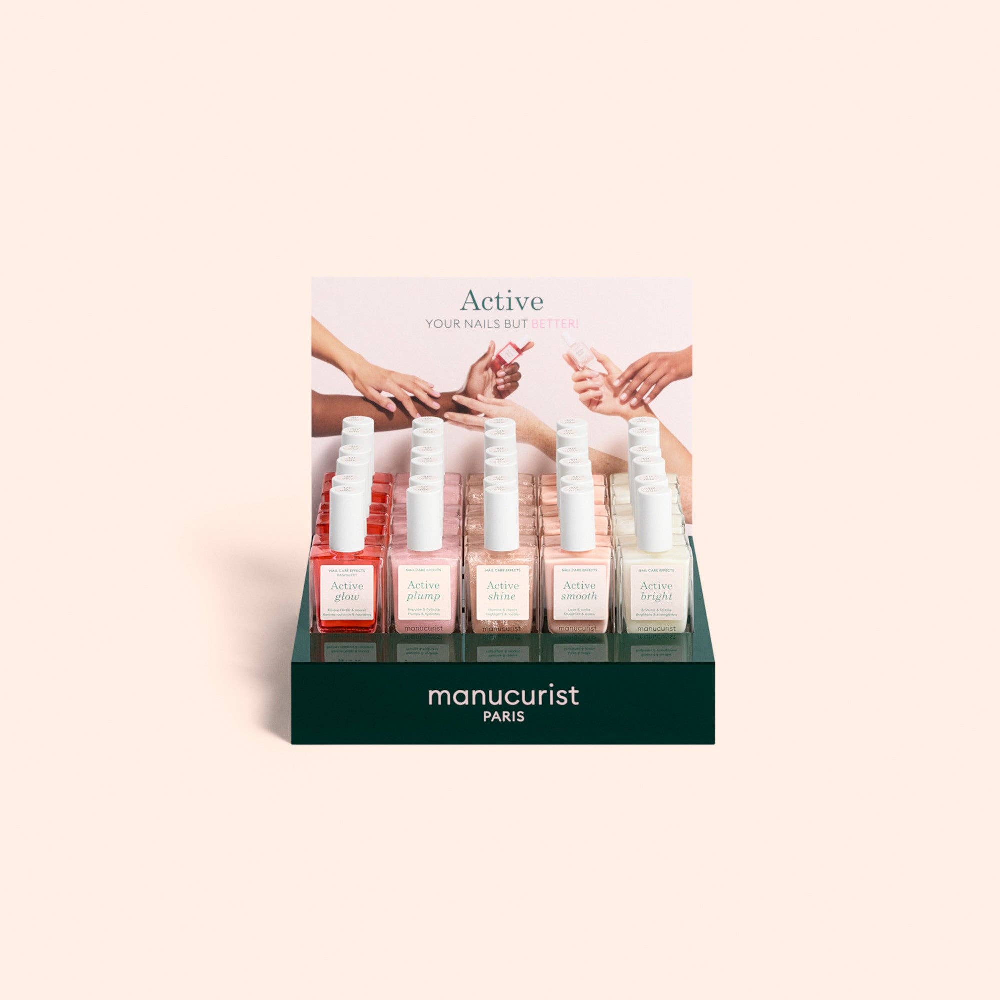 Manucurist, Inc. - Wholesale Nail Polish Set - Active™ range - Opening Kit 2 with simple display - 30 units