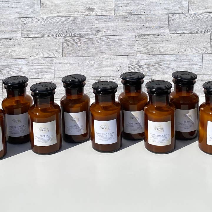 Soy Candle Apothecary Jar for engroshandel hos My Eternal Blessing