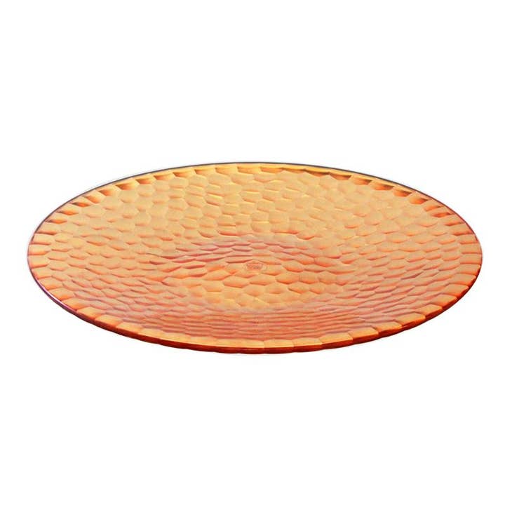 LeadingWare - Wholesale Dinner plate - AC-1510 - 11" Dia. Acrylic Hammer Dinner Plate2