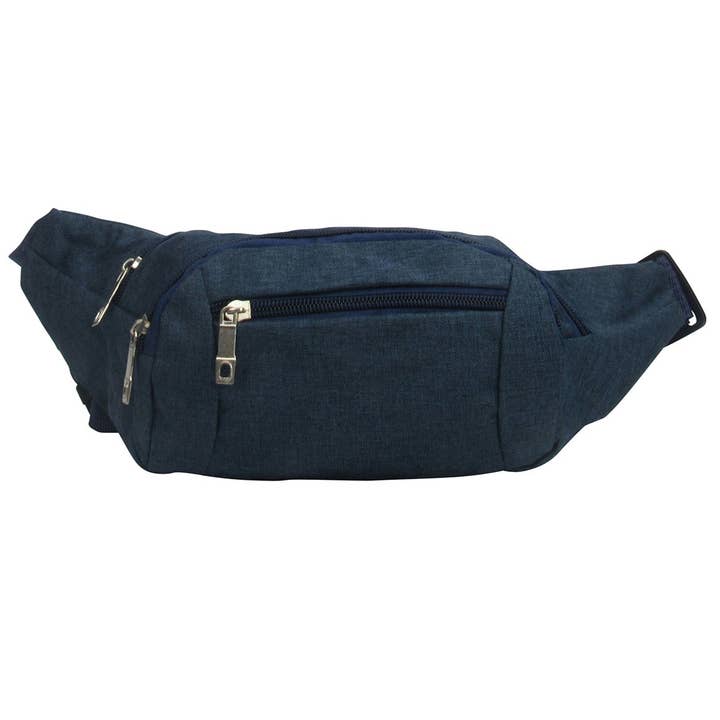 AR New York - Wholesale Belt Bag - Unisex - 0525-Canvas Fanny Pack 6 Piece Bundle