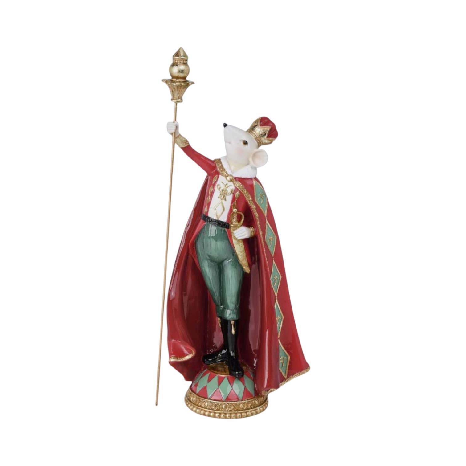 December Diamonds - Wholesale Christmas Decoration - 13.5in Mouse King0
