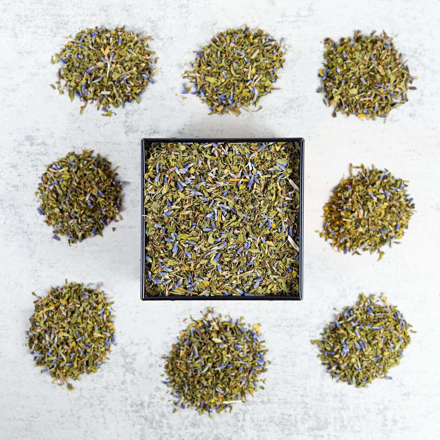 The Whistling Kettle – Großhandel Loser Tee – Lavendelminze1