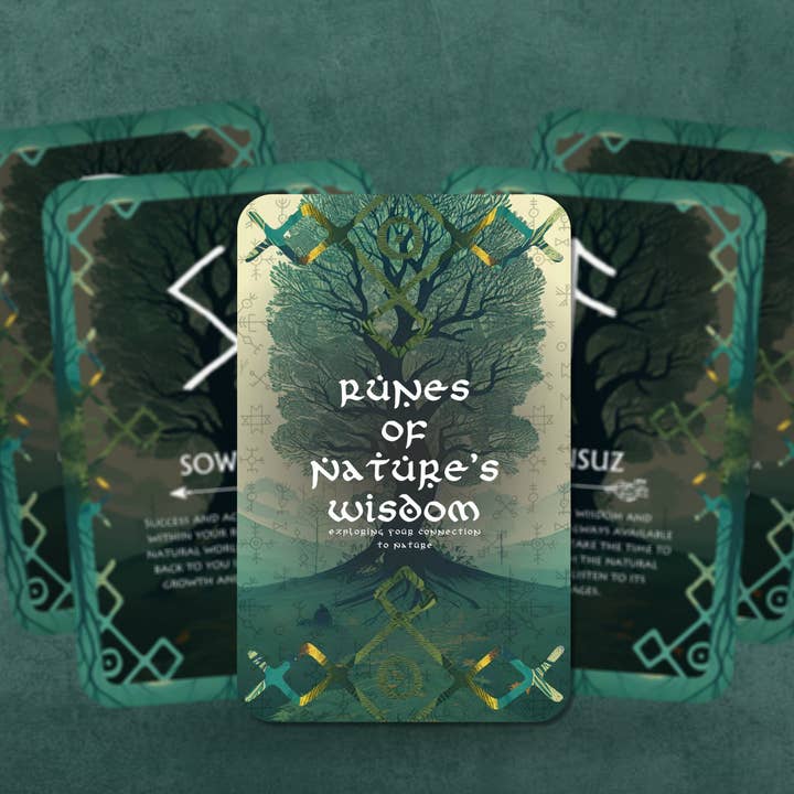 Ibiza Tarot USA - Venta al por mayor Cartas del tarot - Runes of Nature Wisdom: explorando tu conexión con la naturaleza4