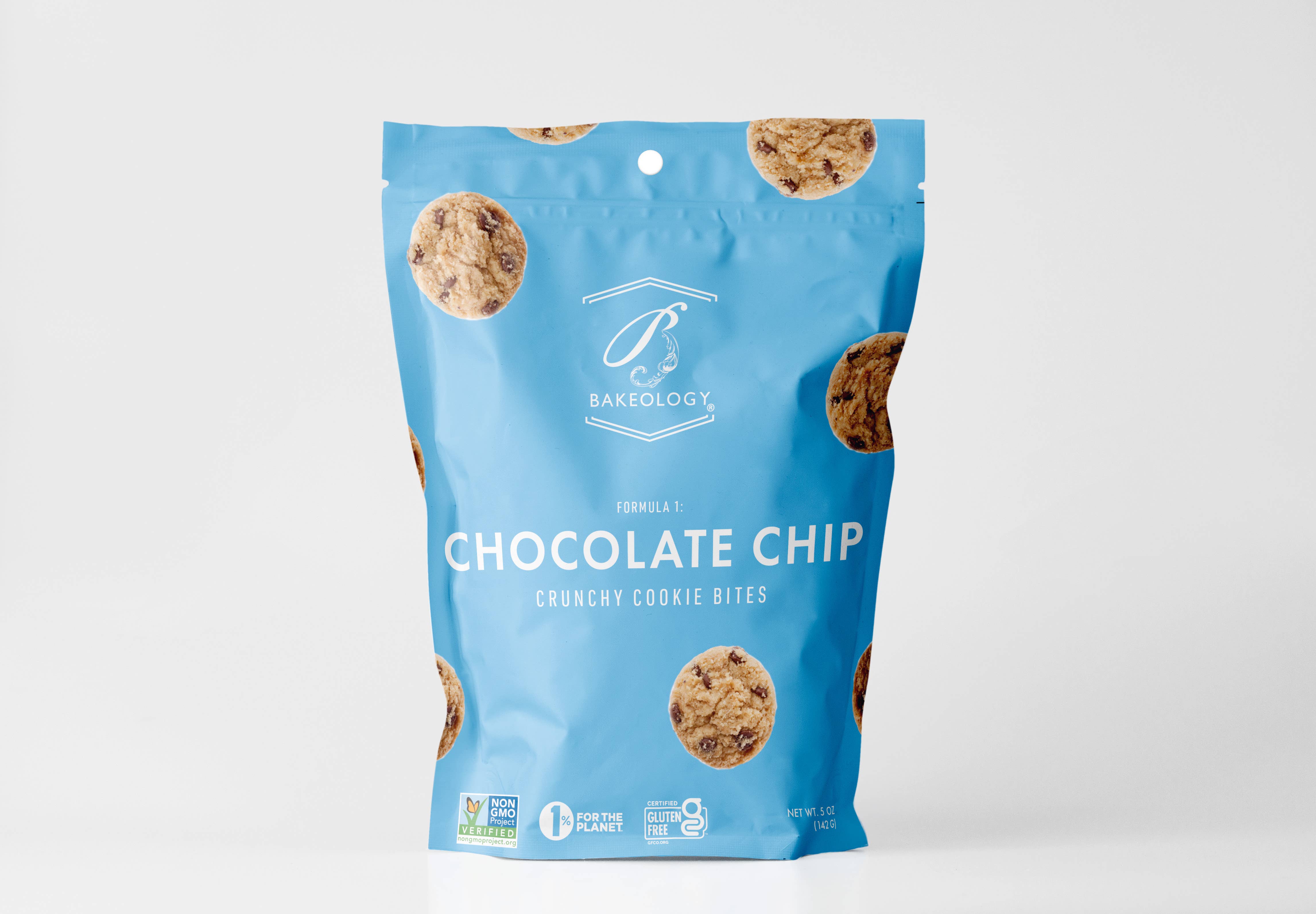 Bakeology - Wholesale Cookie - Chocolate Chip Cookie Bites- 5 oz bags