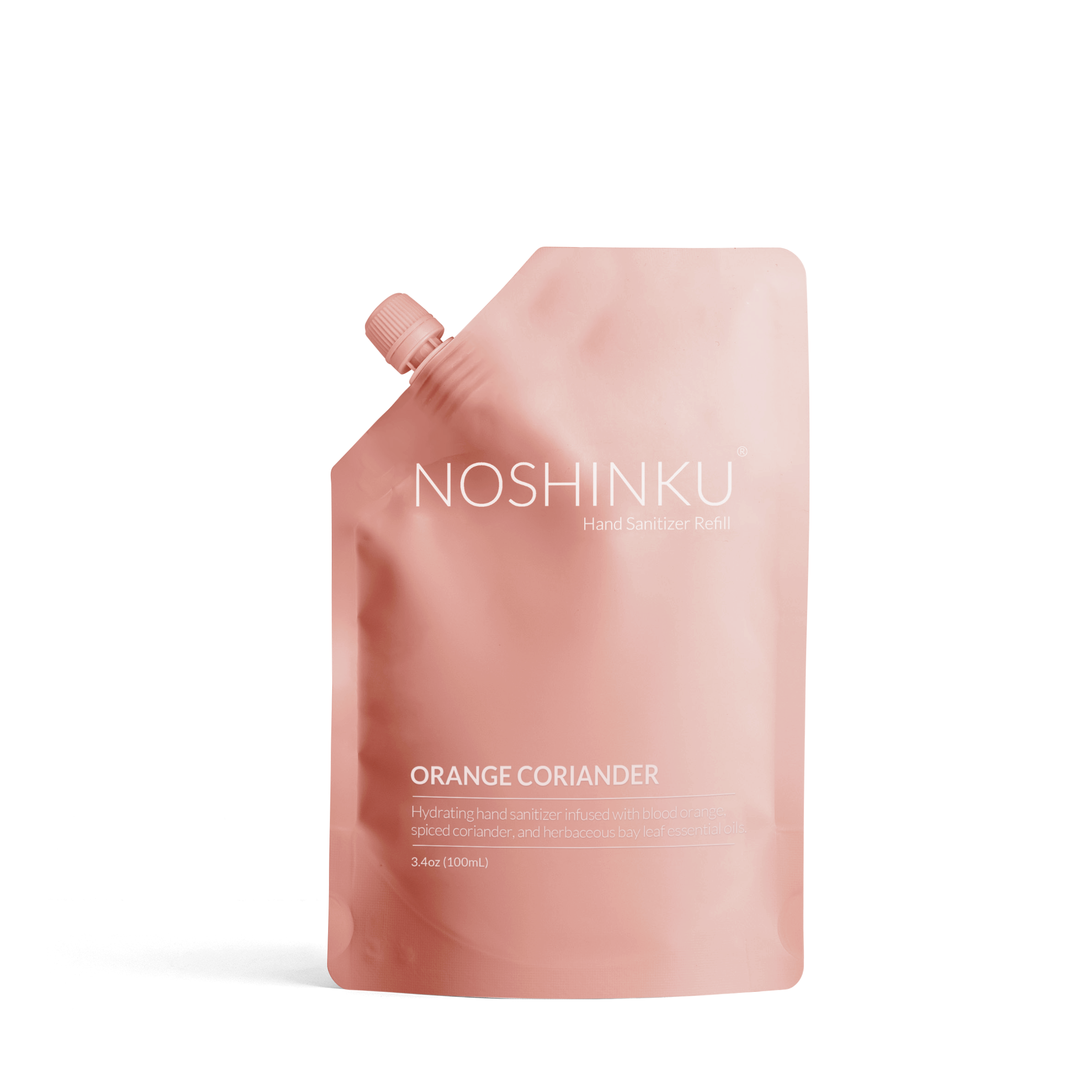 Noshinku - Wholesale Hand Sanitizer - Orange - Coriander Moisturizing Sanitizer Mini Refill Pouch4