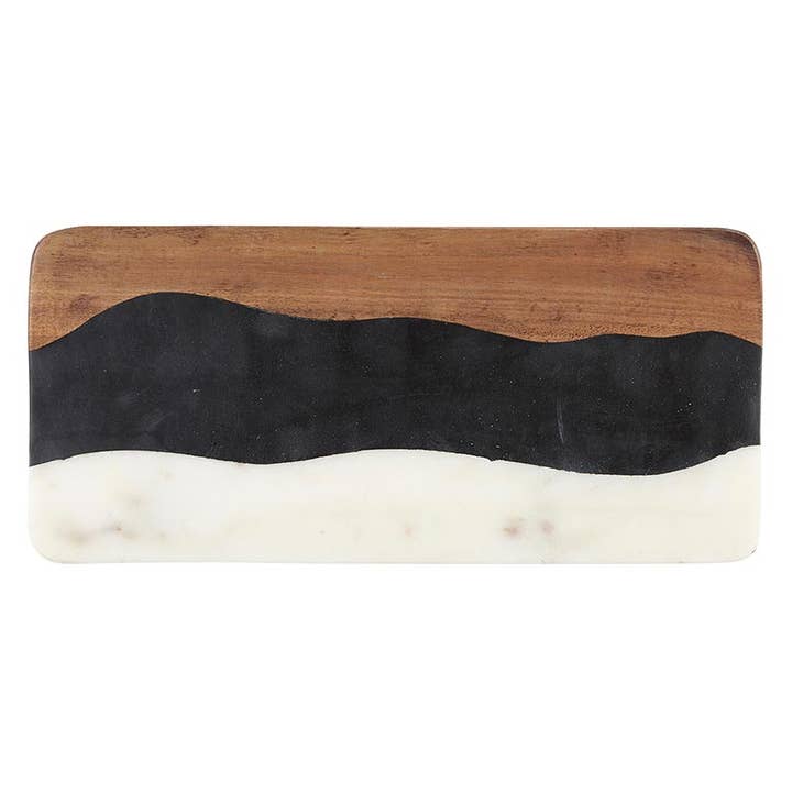 Santa Barbara Design Studio by Creative Brands - Wholesale Cheese Board - Marble + Wood Serving Board