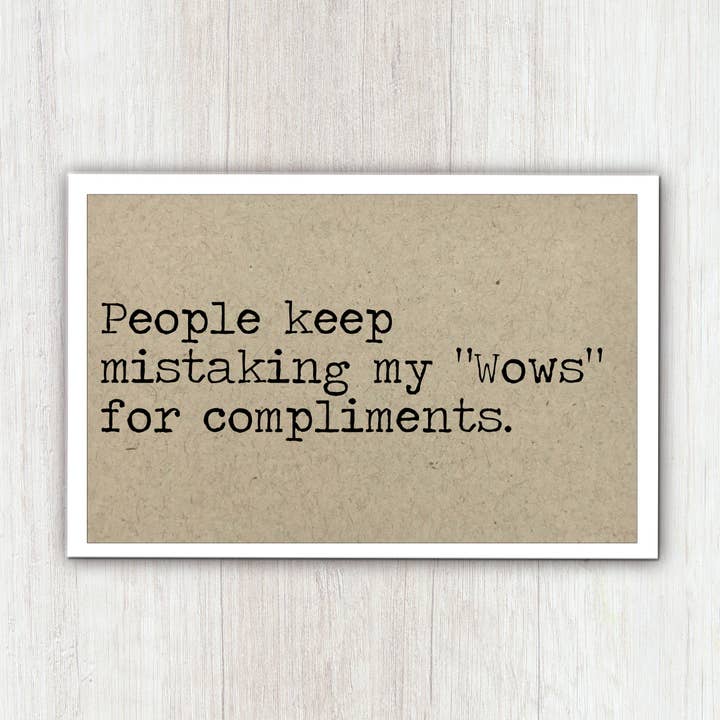 Mistaking My Wows Magnet for wholesale by Says the One