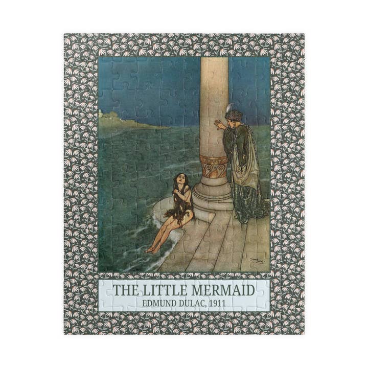 Edmund Dulac The Little Mermaid Puzzle for wholesale by Opal and June