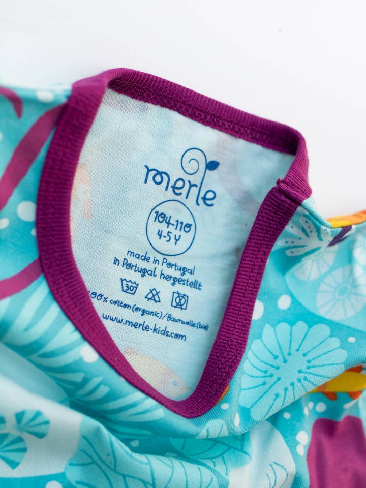 Merle Kids - Wholesale Dress - Kids - Organic Kids Skater Dress - Under the Sea3