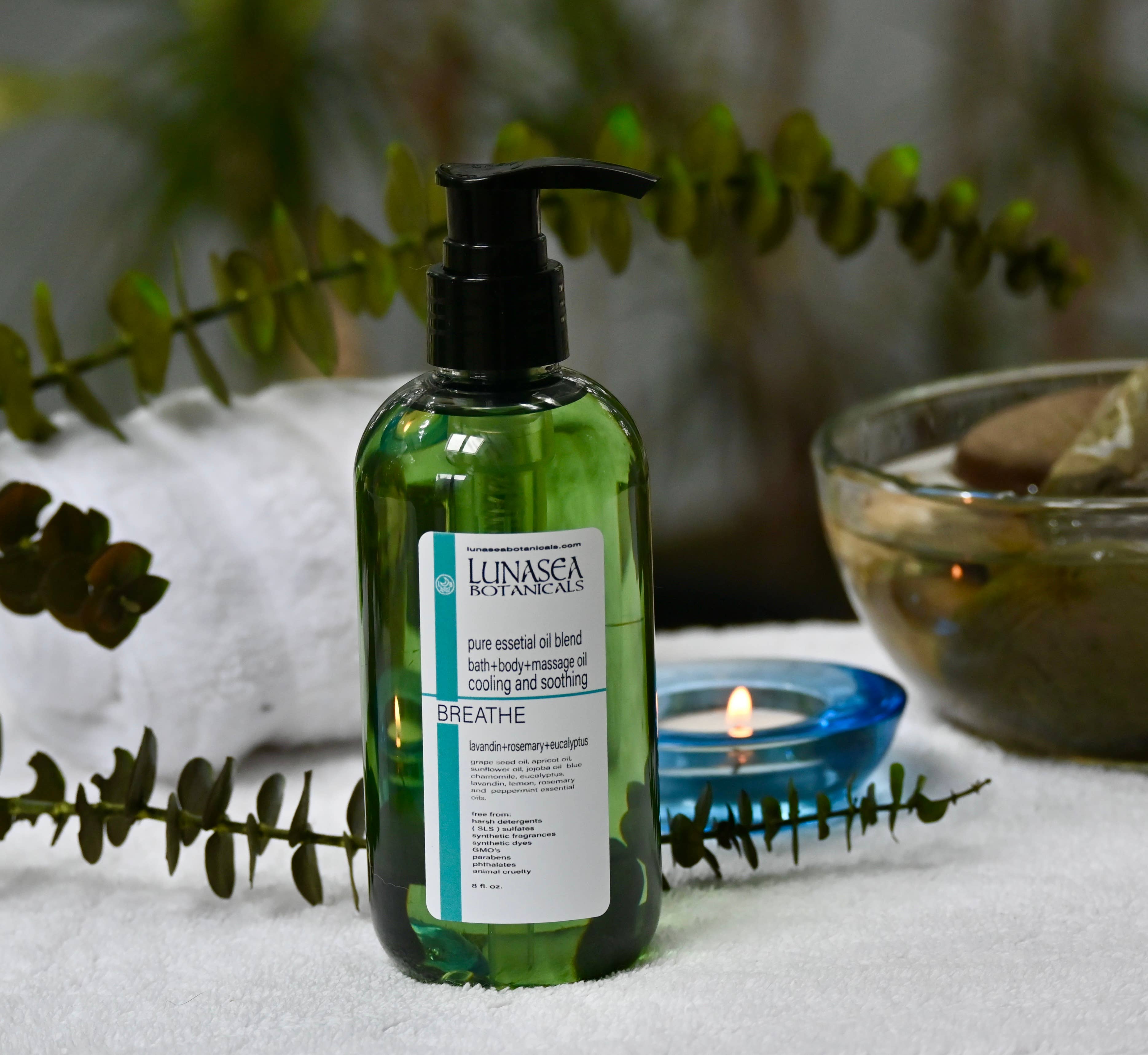 lunasea botanicals - Vendita all'ingrosso Detergenti per il viso - Olio da massaggio per il corpo da bagno Backbar Detergente viso5