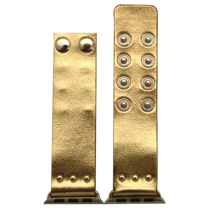 Time World USA - Wholesale Watch Band/Strap - Unisex - Metallic Snap-Button Apple Watch Band