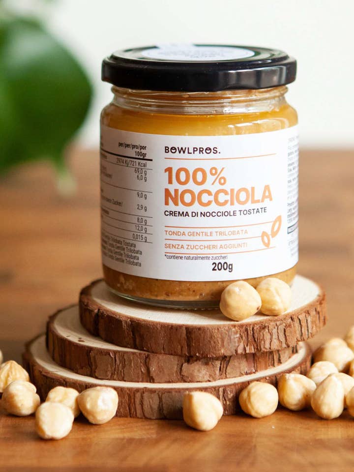 Crema de avellanas 100% tostadas - Tonda Gentile Trilobata para venta al por mayor de Bowlpros